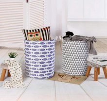 Load image into Gallery viewer, Cotton Laundry Basket