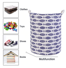Load image into Gallery viewer, Cotton Laundry Basket